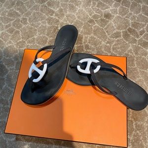 Hermes kala nera sandals